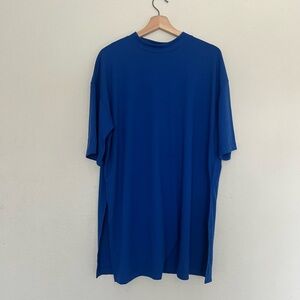 Dressed in LaLa Ribbed Top in Cobalt, size S
